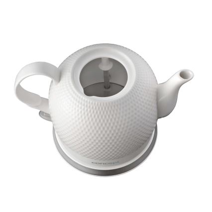 Concept RK0050 - Schnellkochender Wasserkocher 1,2 l 1000W/230V weiß/Keramik