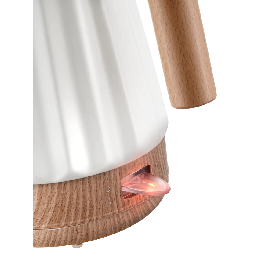 Concept RK0090 - Wasserkocher 1,5 l 1500 W/230 V weiß/Holzdekor/Keramik