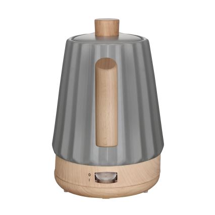 Concept RK0092 - Wasserkocher 1,5 l, 1500 W/230 V, dunkelgrau/Holzdekor/Keramik
