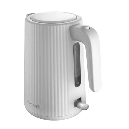 Concept RK2390 - Elektrischer Wasserkocher 1,7 l, 2200 W/230 V, weiß