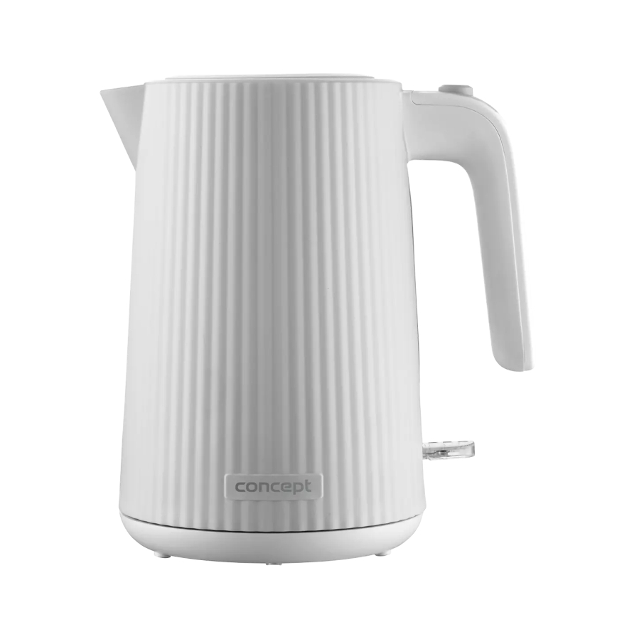 Concept RK2390 - Elektrischer Wasserkocher 1,7 l, 2200 W/230 V, weiß