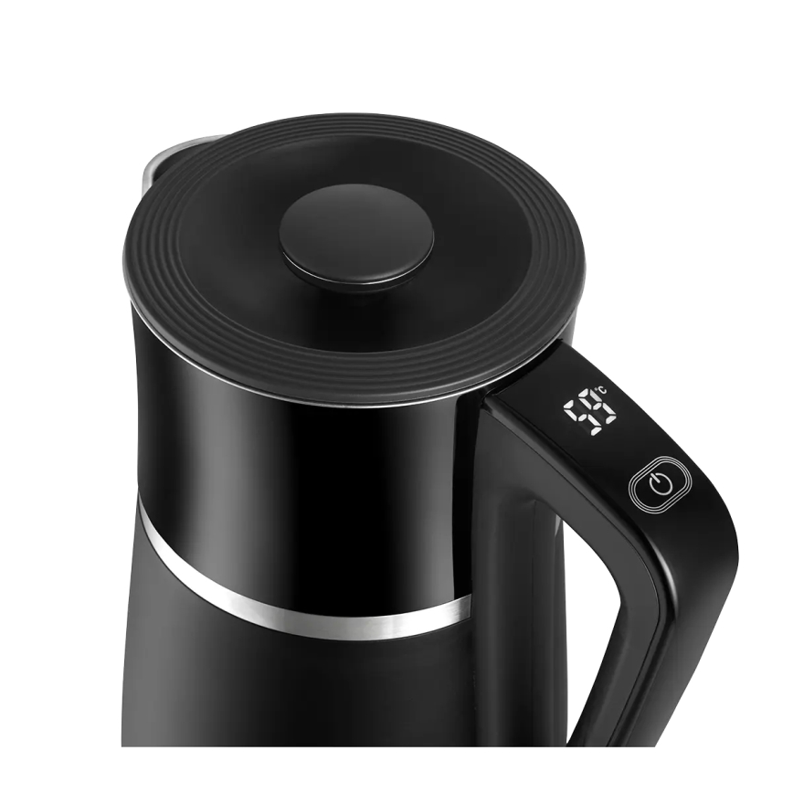 Concept RK3100 - Elektrischer Wasserkocher mit Temperaturregelung 1,7 l 2200 W/230 V schwarz