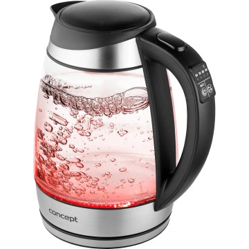 Concept RK4120 - Wasserkocher mit Temperaturregelung 1,7 l 2200W/230V Edelstahl