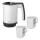 Concept RK7030 - Reise-Wasserkocher 0,5 l 1080W/230V grau/weiß + 2 Tassen