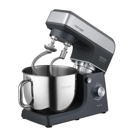 Concept RM6010 - Küchenmaschine mit Planetenrührwerk DOUGH EXPERT 1900W/230V Anthrazit/Edelstahl