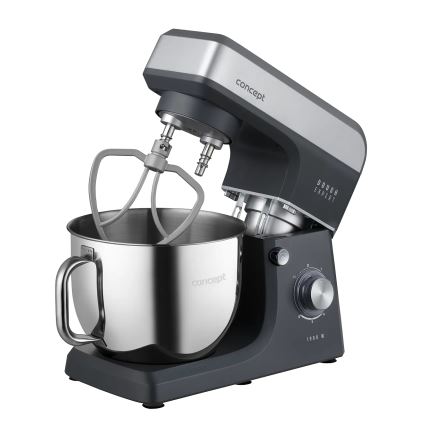 Concept RM6010 - Küchenmaschine mit Planetenrührwerk DOUGH EXPERT 1900W/230V Anthrazit/Edelstahl