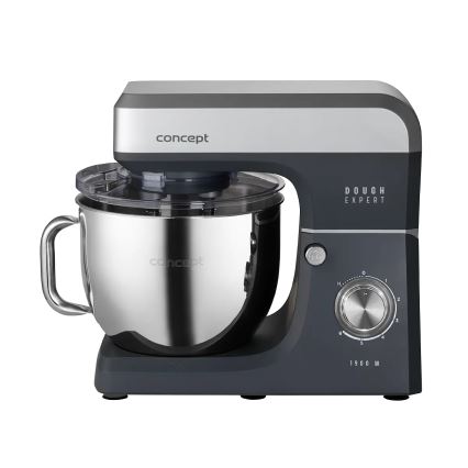 Concept RM6010 - Küchenmaschine mit Planetenrührwerk DOUGH EXPERT 1900W/230V Anthrazit/Edelstahl