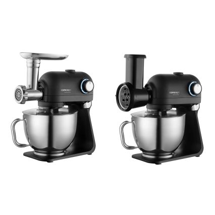 Concept RM8000 - Küchenmaschine mit Edelstahlschüssel 1200W/230V schwarz