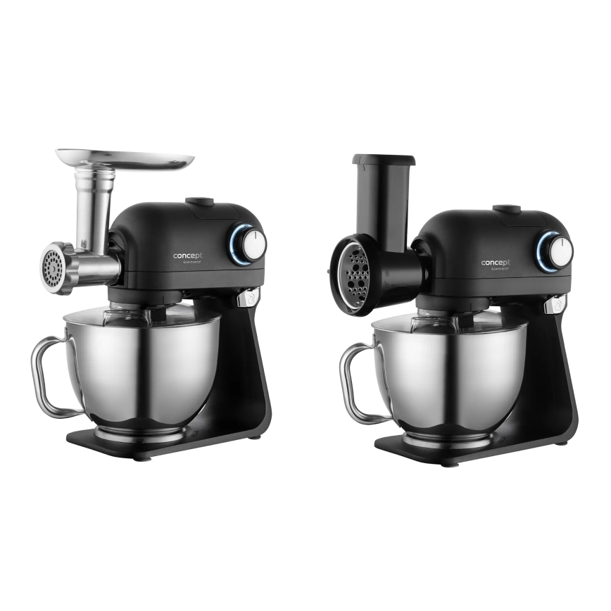 Concept RM8000 - Küchenmaschine mit Edelstahlschüssel 1200W/230V schwarz