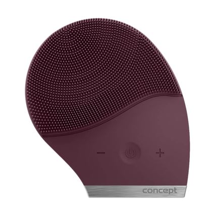 Concept SK9101 - Gesichtsreinigungsbürste SONIVIBE 2W/5V 250 mAh IPX7 rot