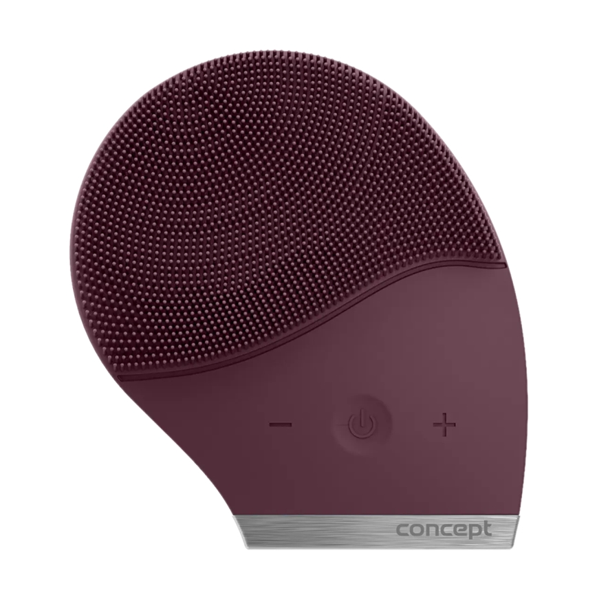 Concept SK9101 - Gesichtsreinigungsbürste SONIVIBE 2W/5V 250 mAh IPX7 rot