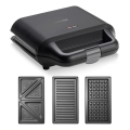 Concept SV3054 - Sandwichmaker 3in1 700W/230V schwarz