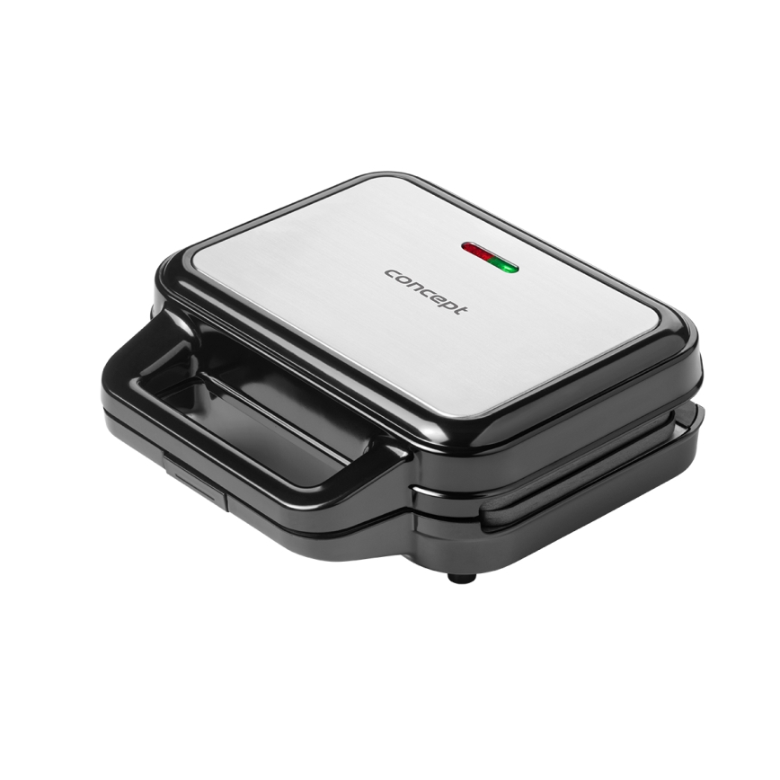 Concept SV3070 - Sandwichmaker XXL 4in1 900W/230V schwarz/Edelstahl