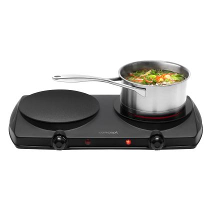 Concept VE3060 - Doppelkochplatte 2500W/230V schwarz