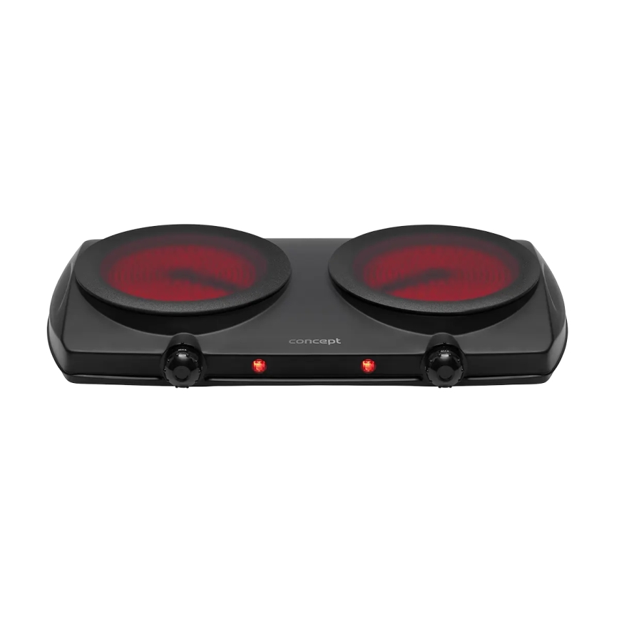 Concept VE3060 - Doppelkochplatte 2500W/230V schwarz