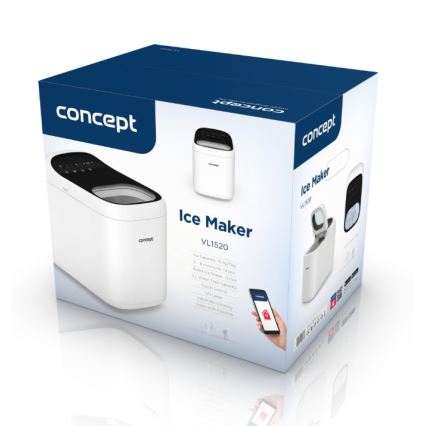 Concept VL1520 - Eiswürfelbereiter 150W/230V Wi-Fi weiß