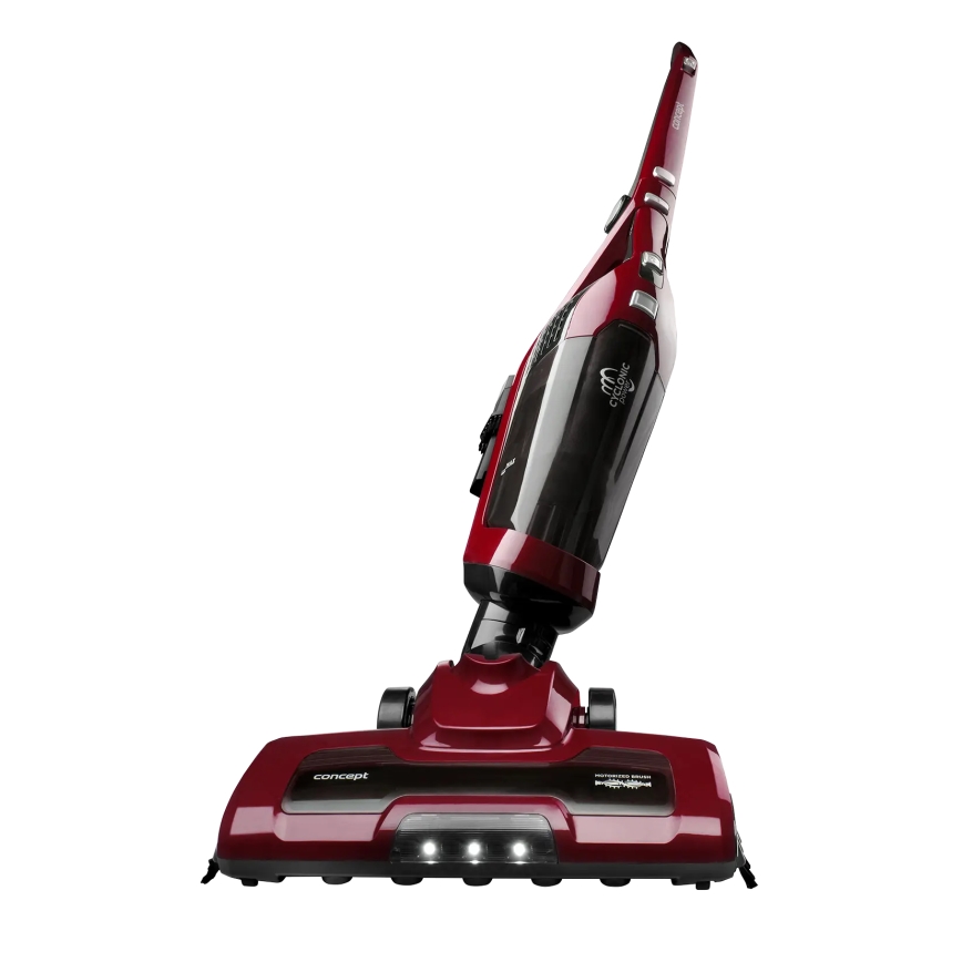 Concept VP4136 - Kabelloser 2-in-1-Stielstaubsauger, 100 W / 22,2 V, 2200 mAh, Rot