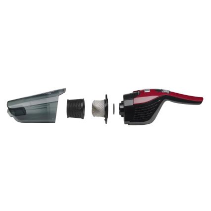 Concept VP4136 - Kabelloser 2-in-1-Stielstaubsauger, 100 W / 22,2 V, 2200 mAh, Rot