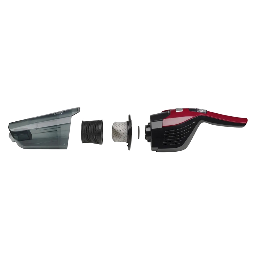 Concept VP4136 - Kabelloser 2-in-1-Stielstaubsauger, 100 W / 22,2 V, 2200 mAh, Rot