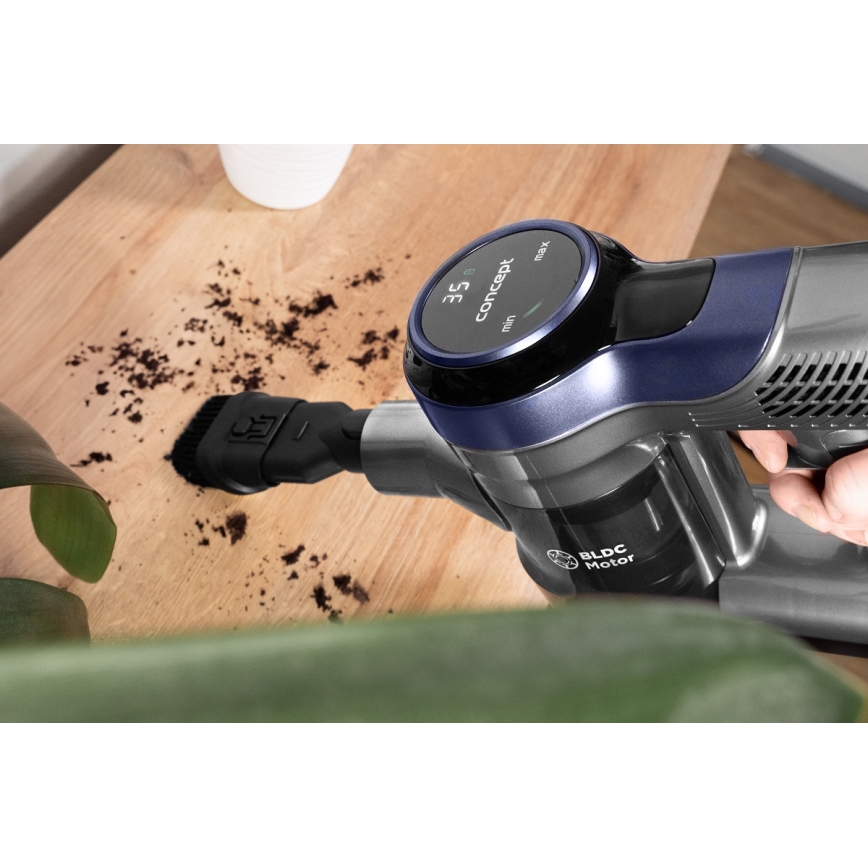 Concept VP6040 - Stiel-Handstaubsauger 2in1 ICONIC ANIMAL TELESCOPE 200W/22,2V 2200 mAh blau