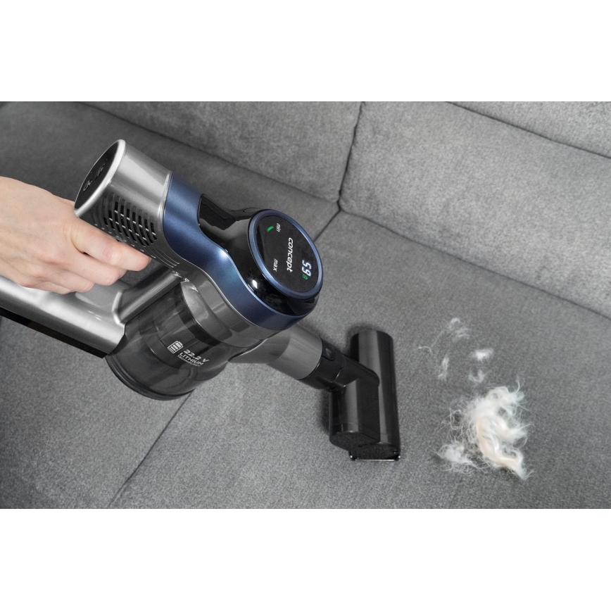 Concept VP6040 - Stiel-Handstaubsauger 2in1 ICONIC ANIMAL TELESCOPE 200W/22,2V 2200 mAh blau