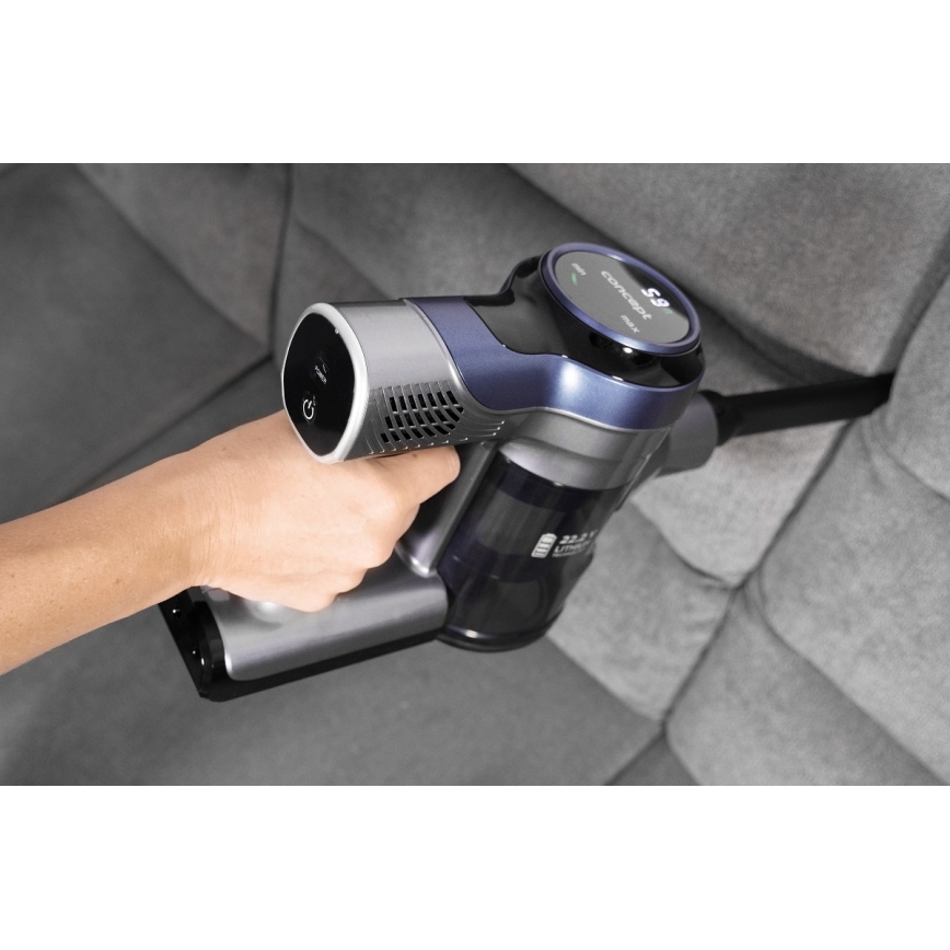 Concept VP6040 - Stiel-Handstaubsauger 2in1 ICONIC ANIMAL TELESCOPE 200W/22,2V 2200 mAh blau