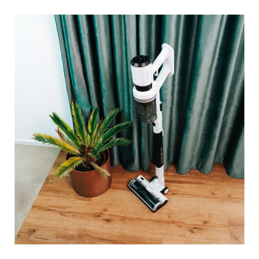 Concept VP6125 - 2-in-1 Stiel- und Handstaubsauger ICONIC Comfort Telescope 400W/29,6V 2000 mAh Weiß