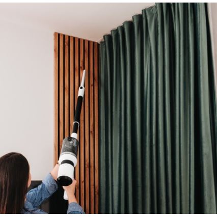 Concept VP6125 - 2-in-1 Stiel- und Handstaubsauger ICONIC Comfort Telescope 400W/29,6V 2000 mAh Weiß