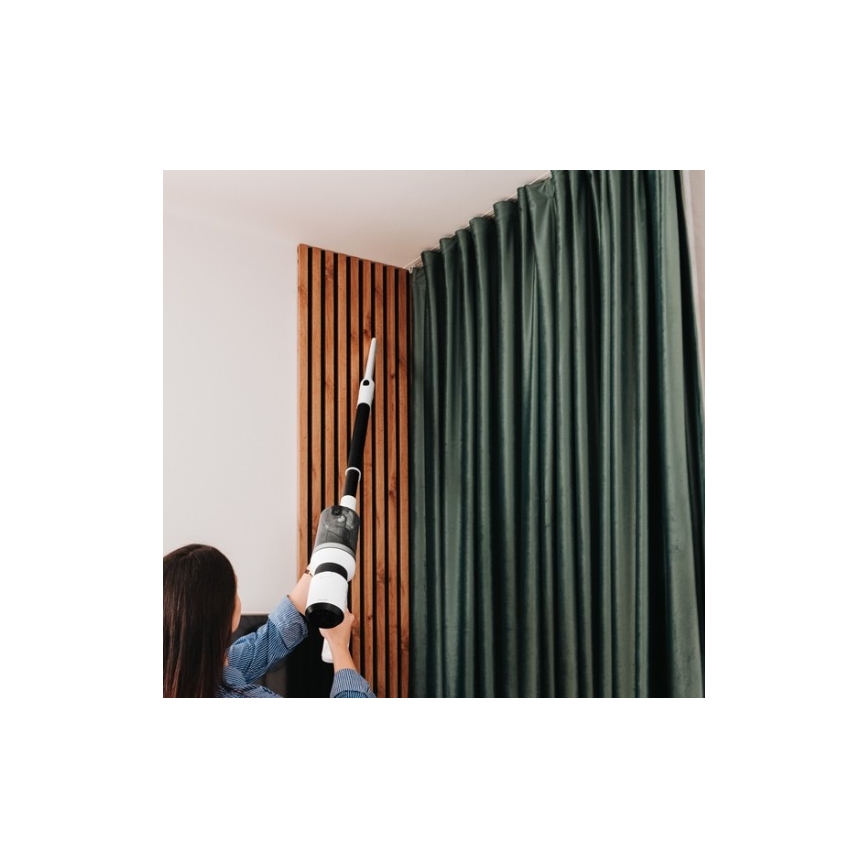 Concept VP6125 - 2-in-1 Stiel- und Handstaubsauger ICONIC Comfort Telescope 400W/29,6V 2000 mAh Weiß