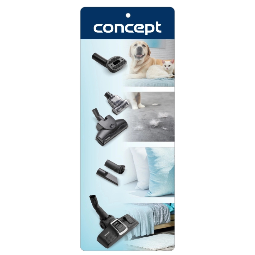 Concept VP8291 - Beutelstaubsauger PERFECT CLEAN PET EXPERT 700W/230V weiß