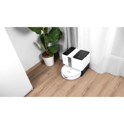 Concept VR4050 - Smarter 2-in-1 Saug- und Wischroboter OPTIMUS AQUA PRO LASER 3D, 600 W / 230 V, 5200 mAh, Wi‑Fi, weiß