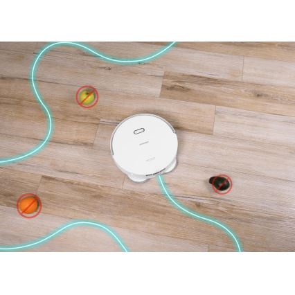 Concept VR4050 - Smarter 2-in-1 Saug- und Wischroboter OPTIMUS AQUA PRO LASER 3D, 600 W / 230 V, 5200 mAh, Wi‑Fi, weiß