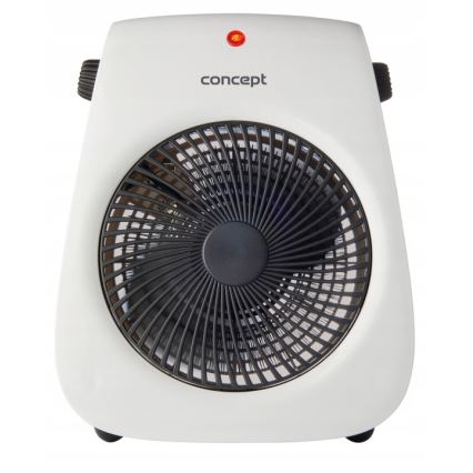 Concept vt7040 - Ventilator mit Heizelement 1000/2000W/230V weiß