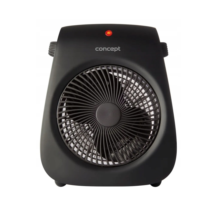 Concept vt7041 - Heizlüfter 1000/2000 W/230 V, schwarz