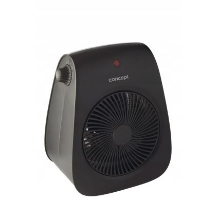 Concept vt7041 - Heizlüfter 1000/2000 W/230 V, schwarz