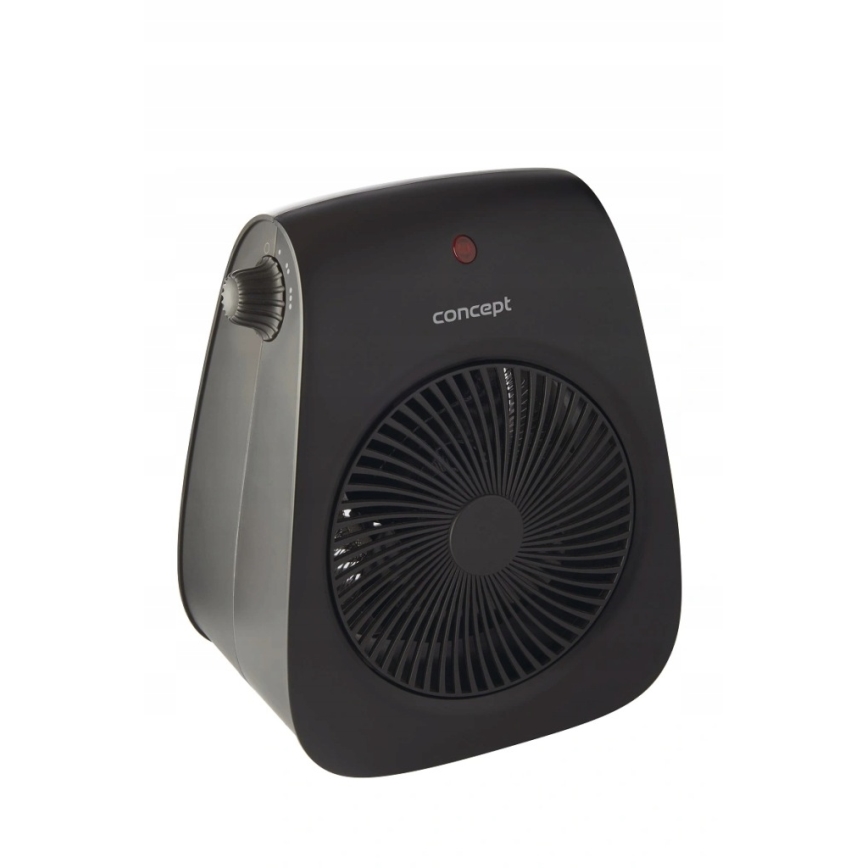 Concept vt7041 - Heizlüfter 1000/2000 W/230 V, schwarz