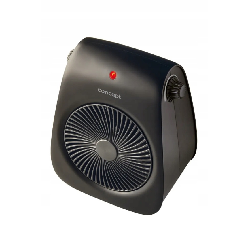 Concept vt7041 - Heizlüfter 1000/2000 W/230 V, schwarz