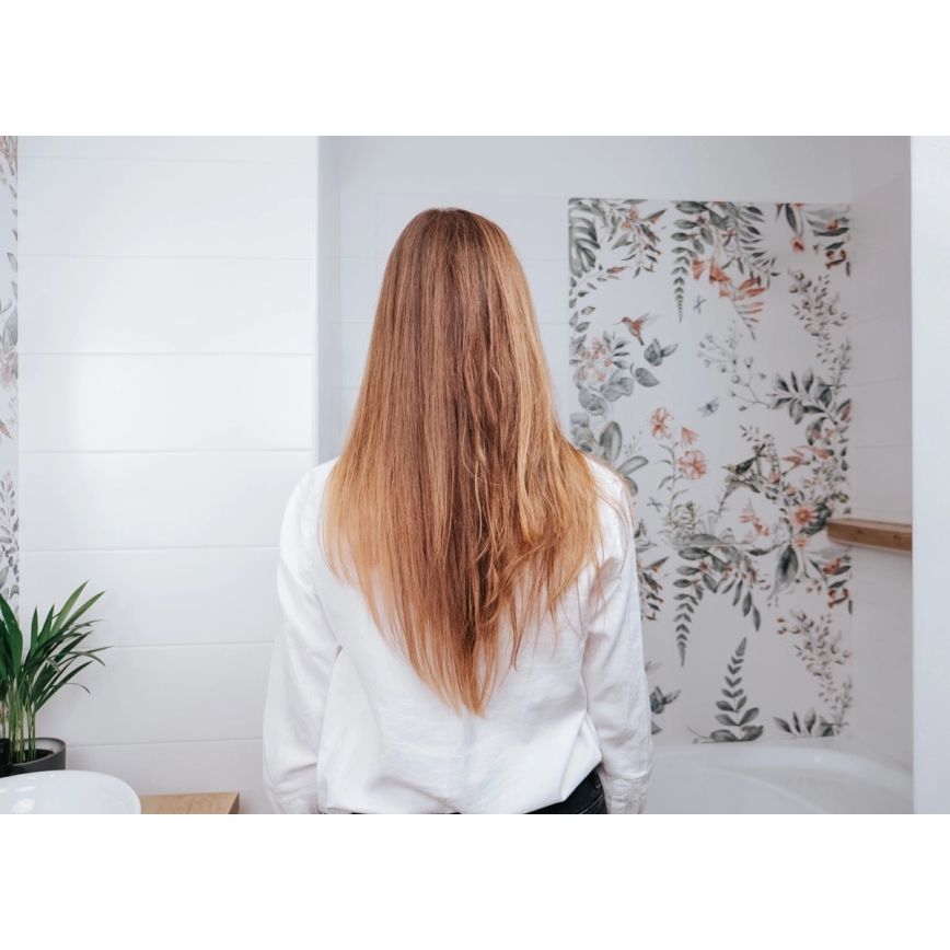 Concept VZ2110 - Glätteisen GLAM STYLE 48W/230V weiß/roségold