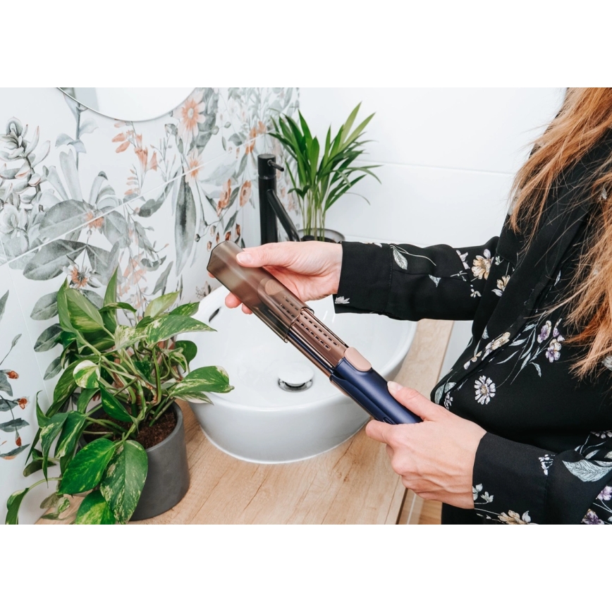 Concept VZ8100 - Glätteisen PROFI CARE 60W/230V blau/gold