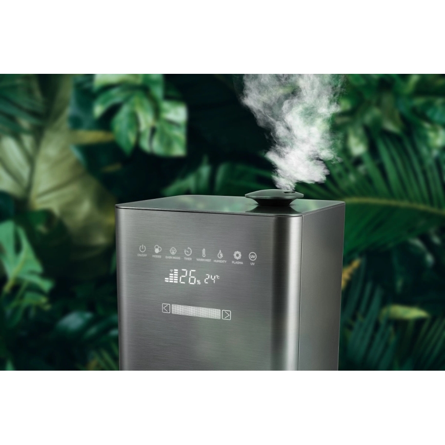 Concept ZV2021-  Luftbefeuchter mit Aroma-Diffusor PERFECT AIR SMART 4,6 l 110W/230V Wi-Fi anthrazit + Fernbedienung