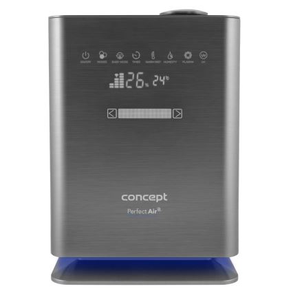 Concept ZV2021-  Luftbefeuchter mit Aroma-Diffusor PERFECT AIR SMART 4,6 l 110W/230V Wi-Fi anthrazit + Fernbedienung