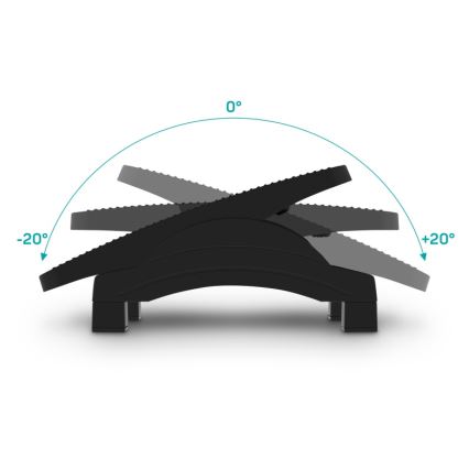 CONNECT IT CFH-4100-BK - Verstellbare Fußstütze schwarz