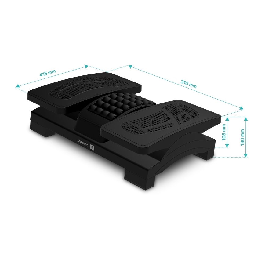 CONNECT IT CFH-4105-BK - Verstellbare Fußstütze Schwarz