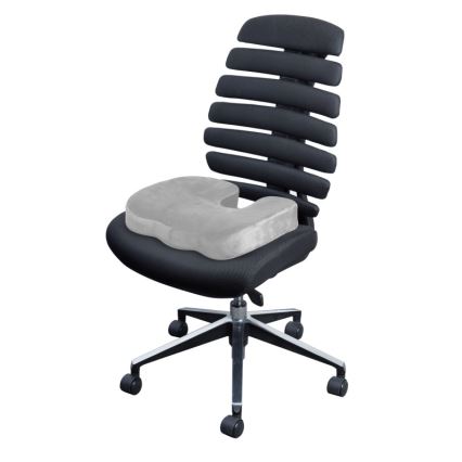 CONNECT IT CFH-5290-GY - Ergonomisches Stuhlkissen grau