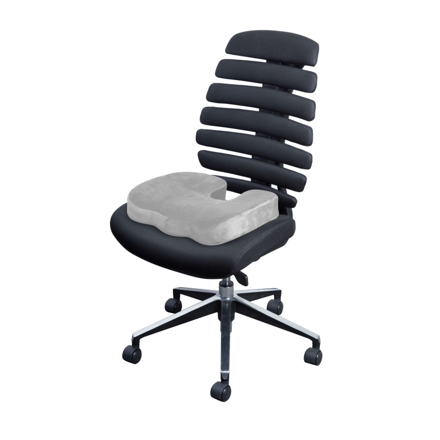 CONNECT IT CFH-5290-GY - Ergonomisches Stuhlkissen grau