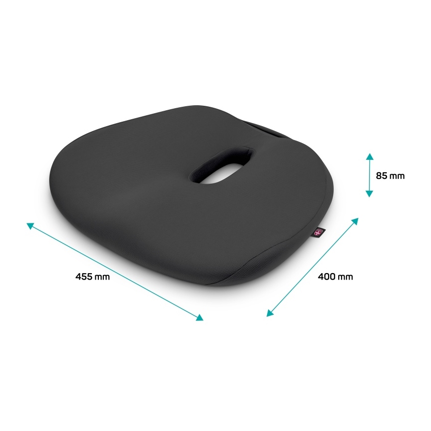 CONNECT IT CFH-5501-GY - Ergonomisches Stuhlkissen anthrazit