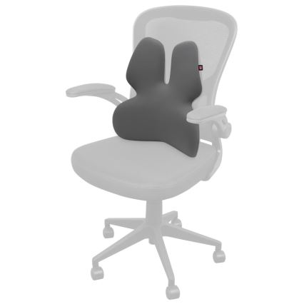CONNECT IT CFH-5902-GY - Lendenwirbelstütze für den Stuhl grau