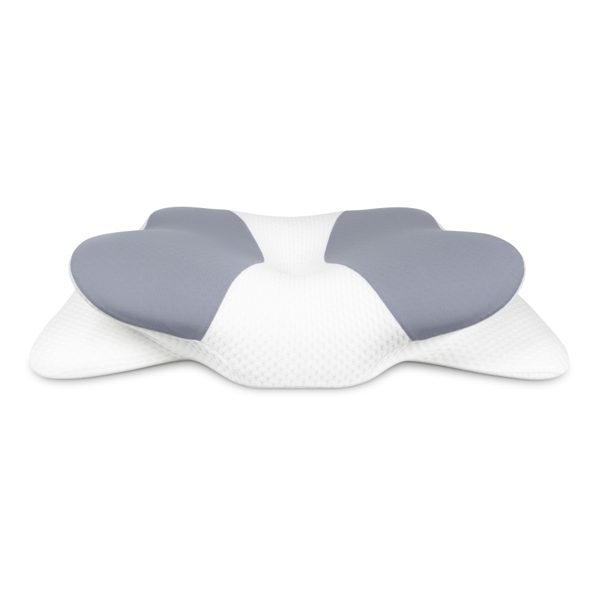 CONNECT IT CFH-6032-WH - Anatomisches Kissen Gemini weiß/grau