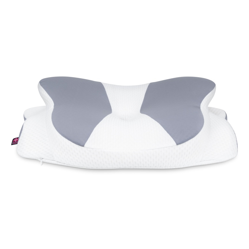 CONNECT IT CFH-6032-WH - Anatomisches Kissen Gemini weiß/grau