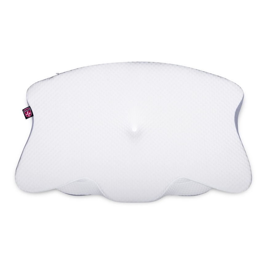 CONNECT IT CFH-6032-WH - Anatomisches Kissen Gemini weiß/grau